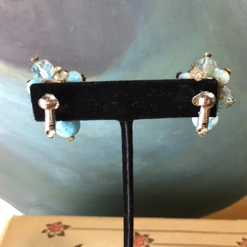 Vintage Vendome Retro Mid Century Earrings - Picture 8 of 15